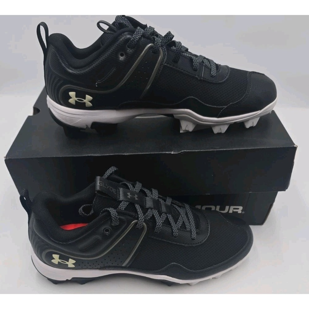 NIB Under Armour Glyde RM Black Womens Softball cleats 8.5 Sports